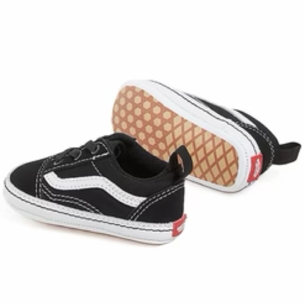 Vans Kids Black And White Sneakers